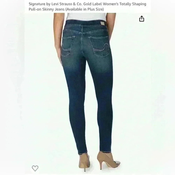 Size 12 GUC Levi Jean Jeggings item#5S - Picture 2 of 9